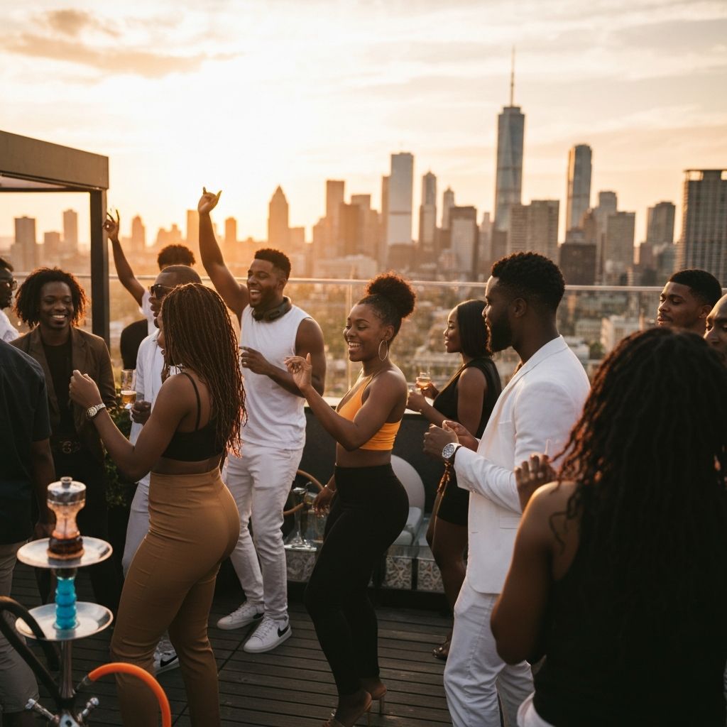 Rooftop party